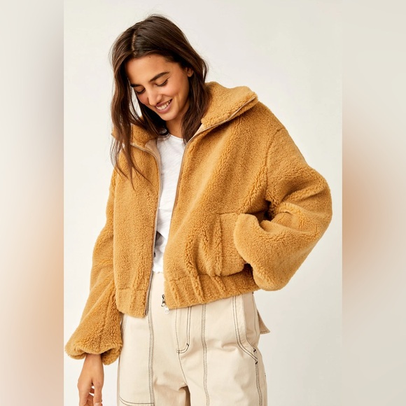 NWT Free People Get Cozy Teddy Jacket. $168. M
